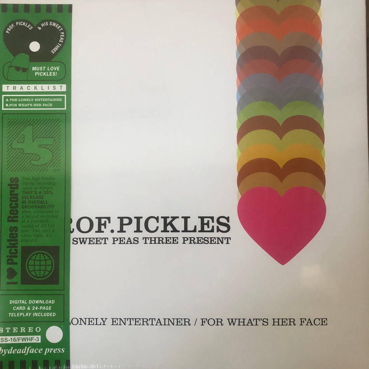 The Lonely Entertainer/For What's Her Face, Vol. 3 LP – I Heart